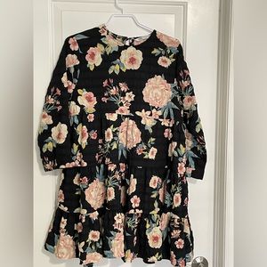 Floral Zara babydoll Dress Size M